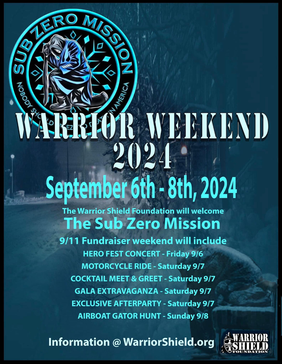 Warrior Weekend 2024 poster
